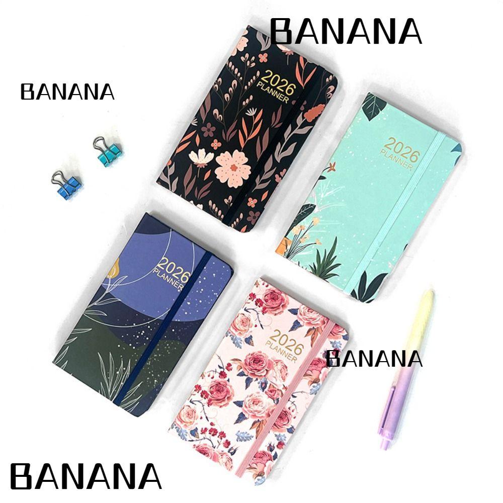 BANANA1 2026 Công cụ lập kế hoạch bỏ túi, Lịch bỏ túi hàng tuần và hàng tháng Lịch bỏ túi 2026, Chươ