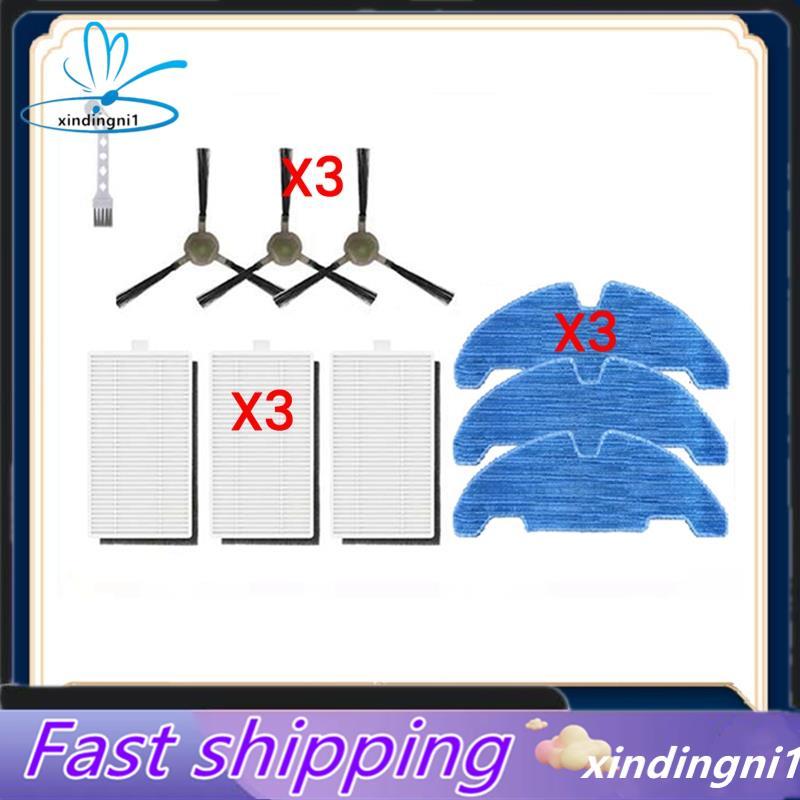 10 Chiếc Cho M330 / M330 Pro Robot Hút Bụi HEPA Bộ Lọc Bàn Chải Bên Cây Lau Miếng Lót Phụ Kiện Thay 