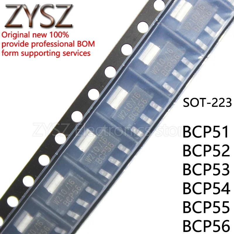 5 CHIẾC BCP54 BCP55 BCP56-16 SOT-223 BCP51-16 BCP52 BCP53 chip ic