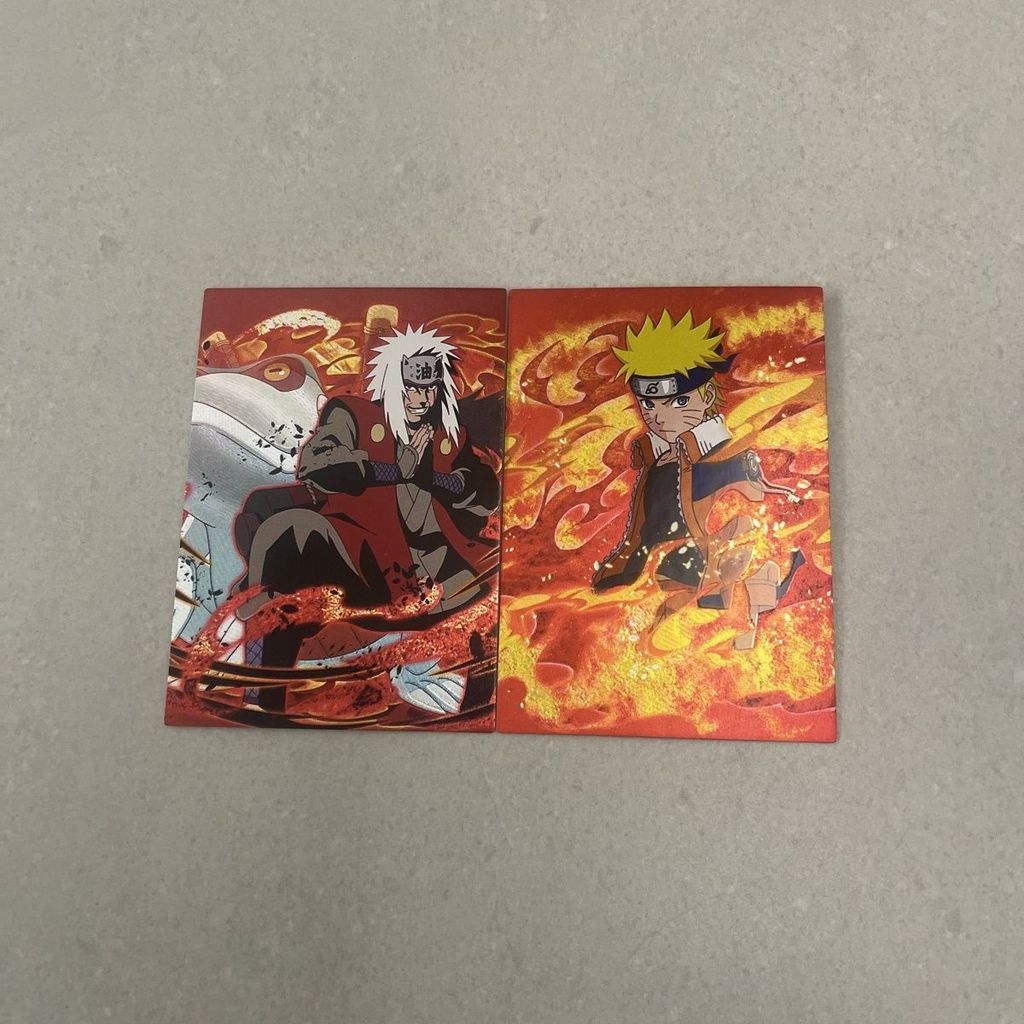 Naruto Jirai Naruto Master Apprentice diy Flash Card Dày Flash Bộ Sưu Tập Thẻ Cặp Thẻ