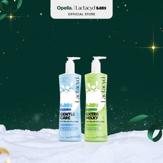  Bộ Sữa Tắm Gội Trẻ Em Lactacyd Baby Gentle Care 500ml + Lactacyd Baby Extra Milky 500ml 
