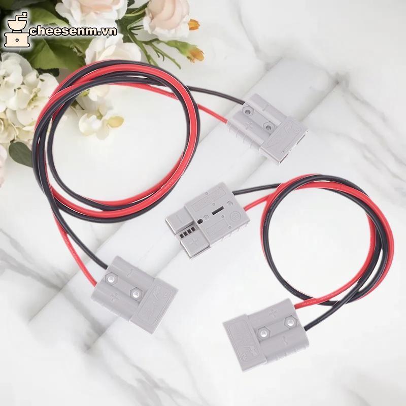 Cheenm 600 V Pin Đầu Nối Cáp Nhanh Với SB50A Anderson Cắm Pin Nhảy Cáp Anderson Cáp Nối Dài Dây nịt 