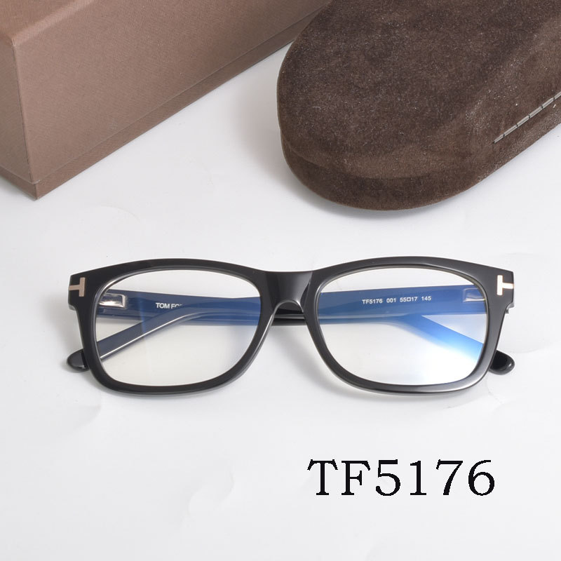 ISHE TOM FORD Spectacle Frame TF5176High-grade Acetate Blue Light Blocking Myopia Glasses Frame Non-