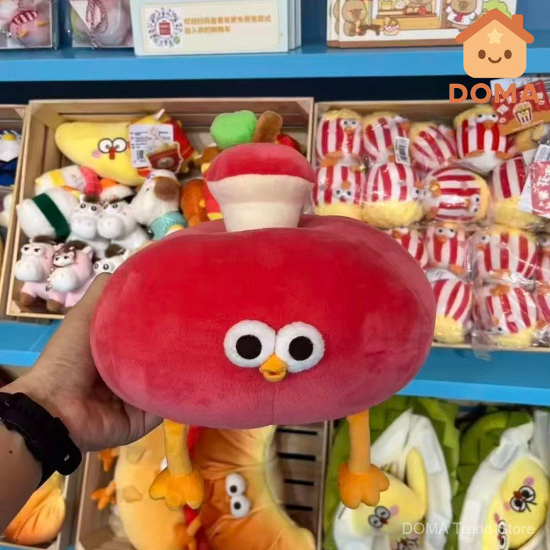 Hàng sẵn có [Chính hãng] Fun Apple Pier Chicken Doll Table Companion Doll Soft Cute Apple Pier Chick