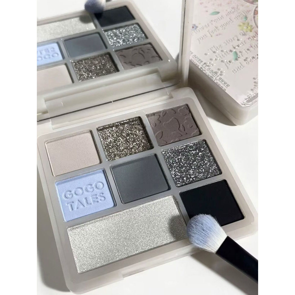 Gogotales Gogotales Long Lanh Vườn Gấu Phấn Mắt Bảng Matte Earth Trà Sữa Màu Trang Điểm Blush GT405