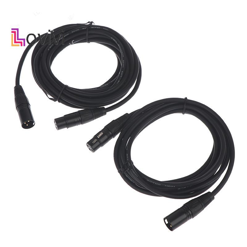 [Lovivivi] DMX 3-PIN DMX512 Cáp Nam Đến Nữ Đèn LED PAR Sân Khấu Dây Tín Hiệu DMX Thiết Bị Dj DMX512 