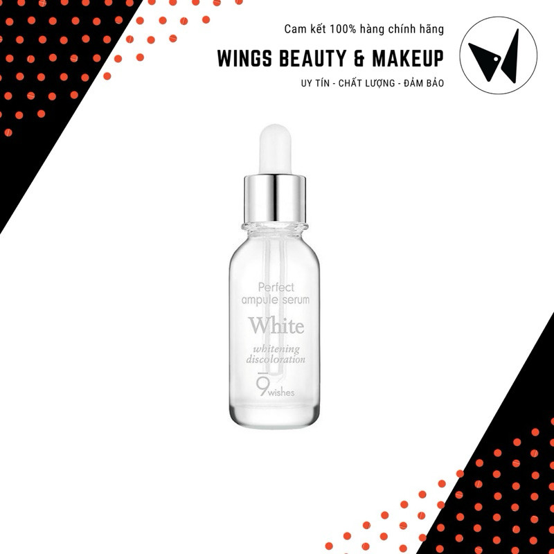 9WISHES - Tinh chất dưỡng da 9Wishes Miracles White Ampule Serum 25ml chính hãng