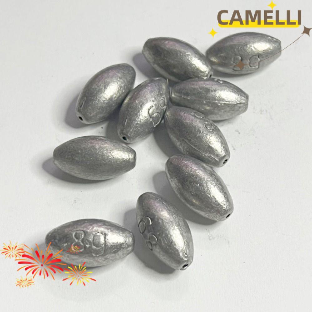 CAMELLIK3 20 / 40 / 60 / 80 / 100 Chiếc Chì Chì Câu Cá, Chì Câu Cá Chép Chìm Câu Cá Trọng Lượng, 202