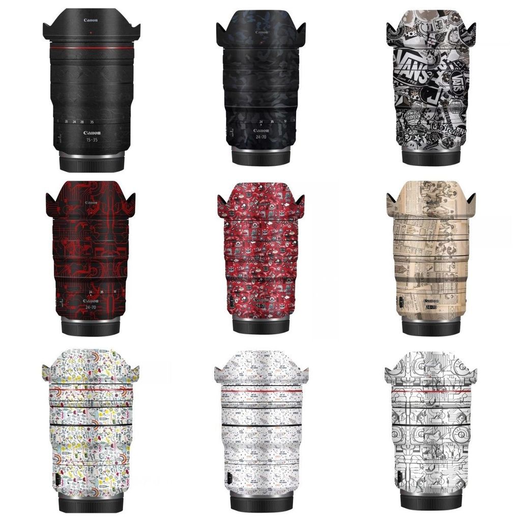 Nhãn dán ống kính Canon RF24-105 RF28-70 RF85F2 RF50F1.8 RF24-70 Phim trọn gói NGMX