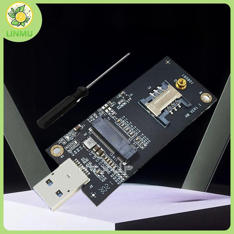 [LINMU] 1 Bộ Thẻ Mở Rộng DW5821E M2-NGFF DW5811e DW5816E EM7455 L860-GL USB3.0 Cho 3G / 4G / 5G LTE 