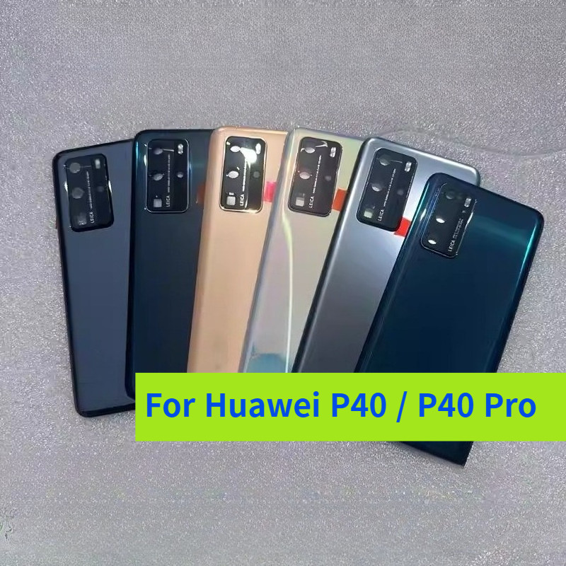 Dành Cho Huawei P40 P40 Pro Ốp điện thoại ELS-N04 ELS-AN00 ELS-TN00 Vỏ Pin Cửa Sau