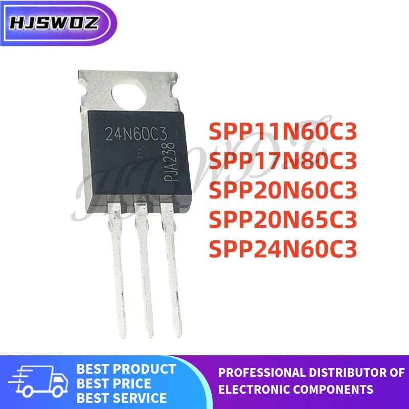 10 SPP20N65C3 SPP11N60C3 SPP24N60C3 SPP17N80C3 SPP20N60C3 20N65C3 11N60C3 24N60C3 17N80C3 20N60C3 TO