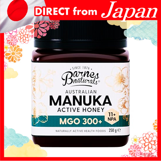 Direct from Japan BARNES NATURAL Manuka Honey MGO300+ 250g Australia Natural Honey Genuine BARNES NA