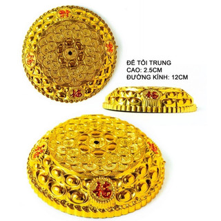 Đế làm tỏi chưng thần tài trang trí tết size 10-12-15 cm