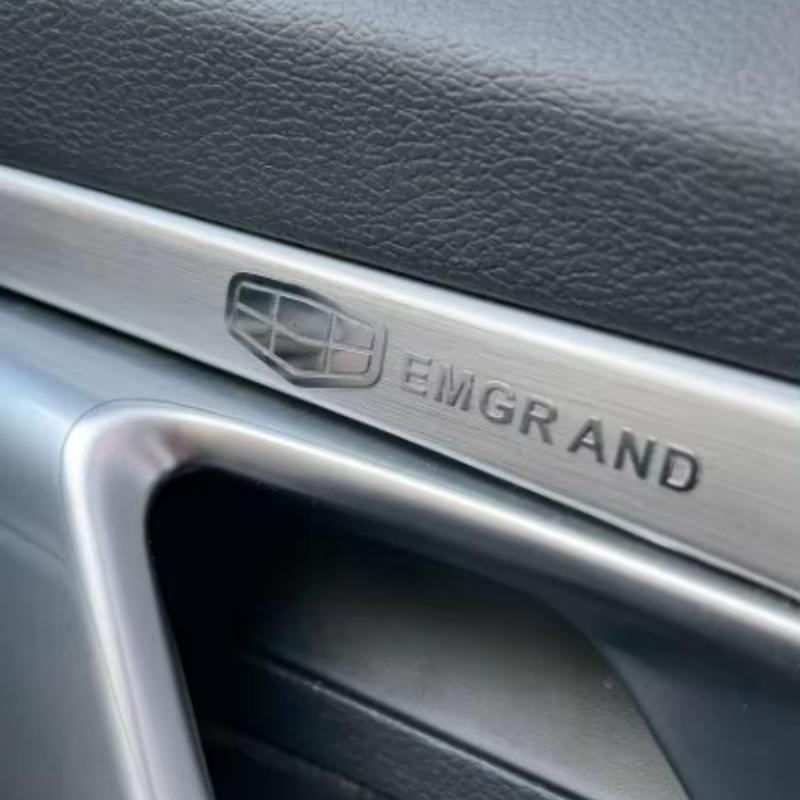 3D Xe Ô Tô Kim Loại Sáng Tạo Miếng Dán Chống Bụi Bẩn Chống Thấm Nước Cho Geely Emgrand Atlas Coolray