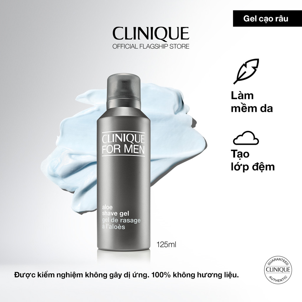 Kem Cạo Râu Clinique For Men Aloe Shave Gel 125ml