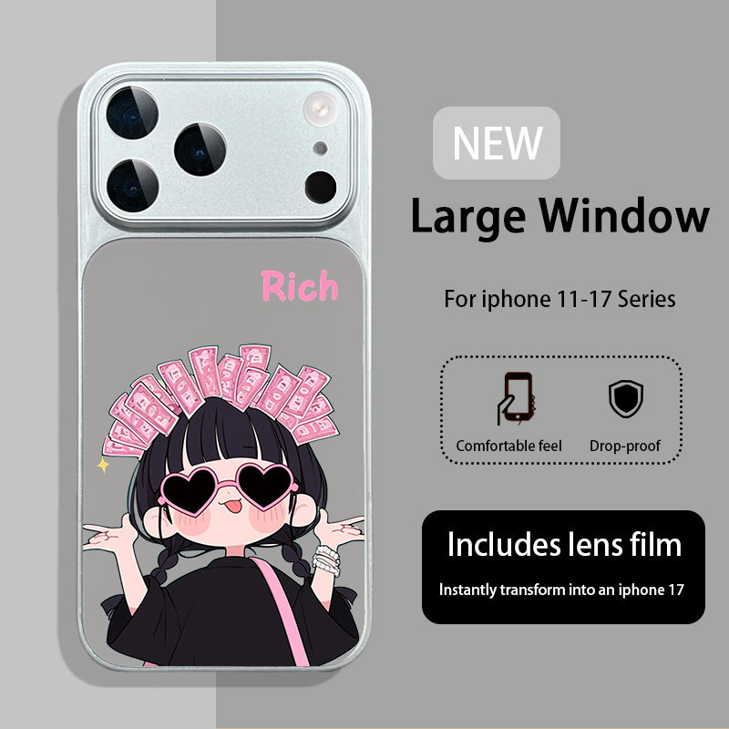 Ốp lưng iphone 17 16 15 14plus 13 12 11 pro max, mẫu cũ ngay lập tức biến thành iPhone 17, được tran