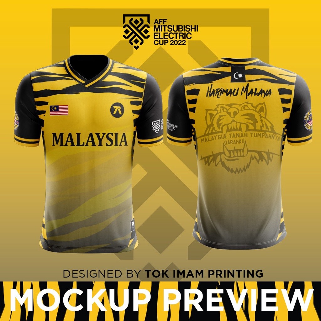 Harimau Malaya Aff Cup Áo thun thăng hoa Unisex In đầy đủ