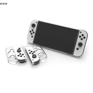 [auz] Crystal Protect Shellpatible Nintendo Switch OLED Transparent Hard Case Cover for Switch OLED Console Accessories