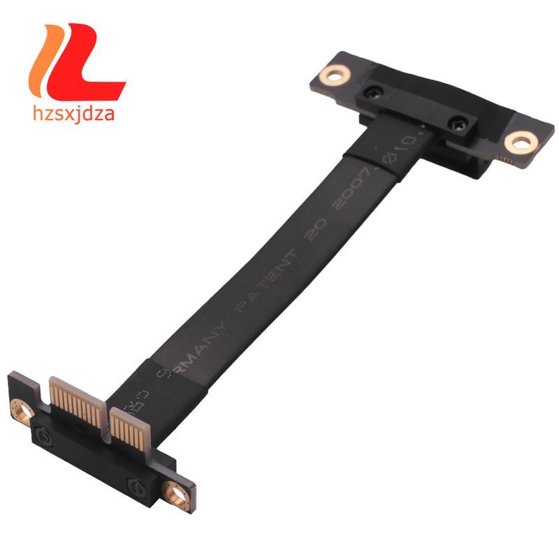 Cáp nâng PCIE X1 Dual 90 độ Góc phải PCIe 3.0 X1 sang X1 Cáp nối dài 8Gbps PCI Express 1X Riser Card