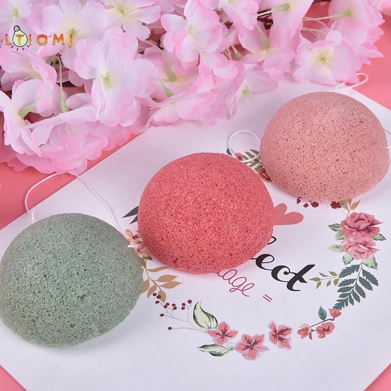 [LTIOMJ] Konjac Sponge Natural Konjac Puff Face Wash Cleaning Sponge Trang điểm Konjac Sponge [Hot]