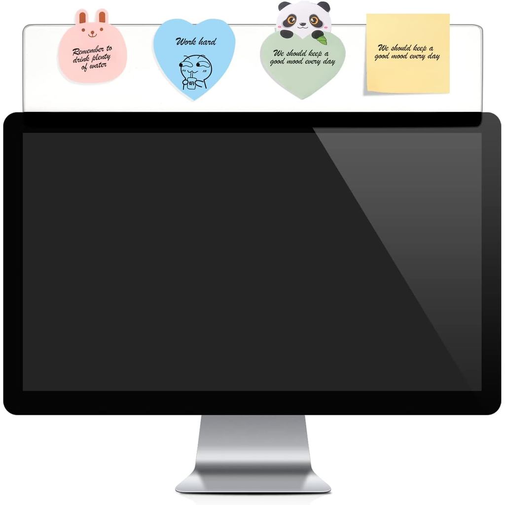 Bảng ghi nhớ màn hình Top Mount, Giá đỡ ghi chú dán màn hình 18 ", Bảng dính, Bảng tin cho màn hình 