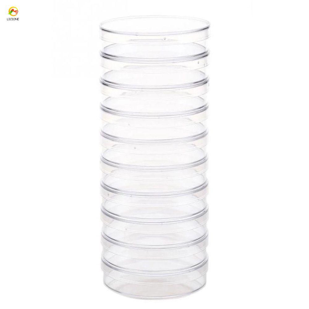 ECHOG Petri Đĩa Vật Dụng Giáo Dục Sinh Học 55x15mm 90x15mm Nhựa Có Nắp Đĩa Petri Trong Suốt