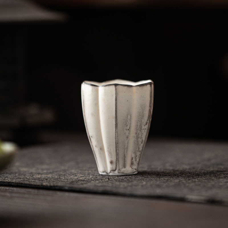 [Haofan] Ink Zhiye Lotus Smell Cup Hộ Gia Đình Zen Gốm Sứ Cá Nhân Uống Trà Cốc Trà Trà Cốc Trà Maste