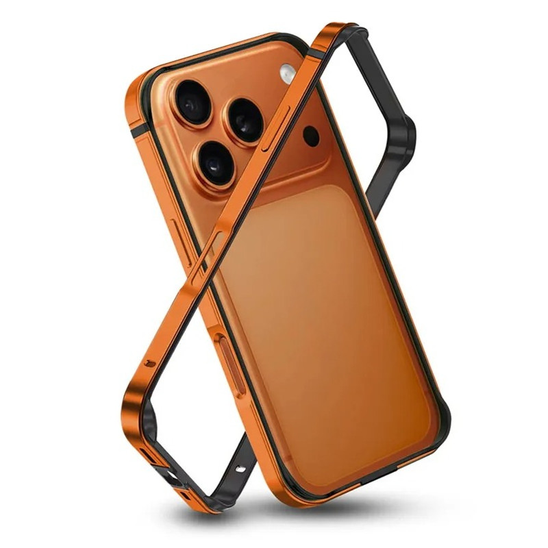 Ốp Lưng Kim Loại Khung Hợp Kim Cho IPhone 17 Air 16 15 14 13 12 Pro Max Plus 17Pro 17Air 16Pro i17 P