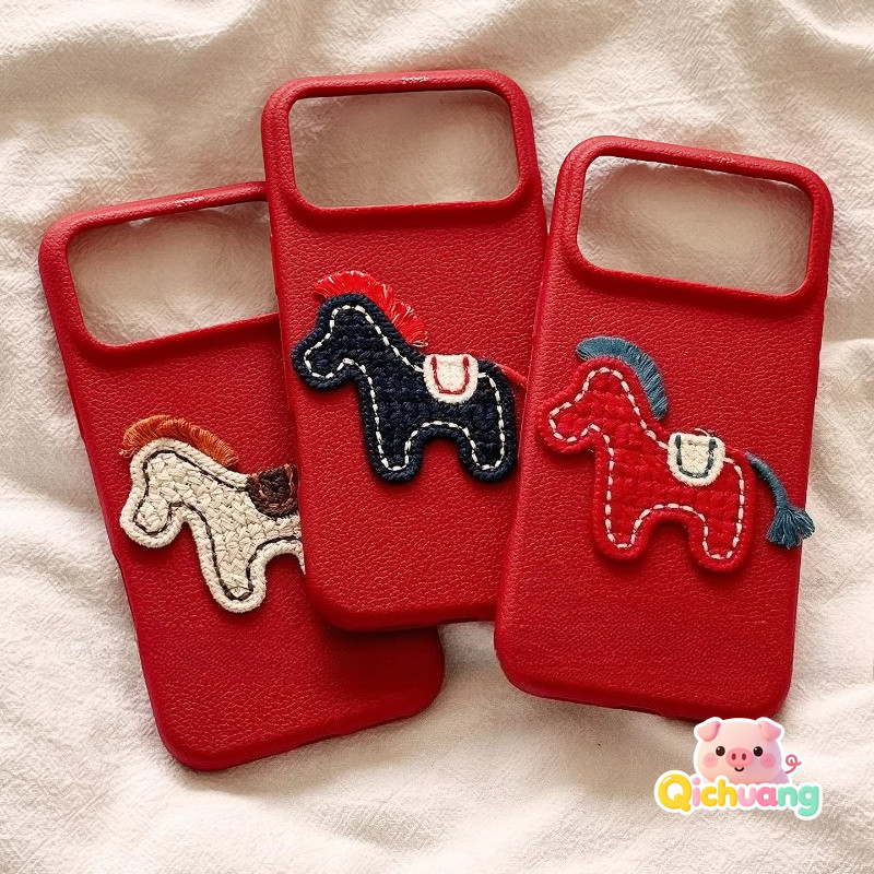 Ốp Lưng Thêu Ngựa Cho Meizu 22 Meizu22 Ốp Lưng Hoạt Hình Dễ Thương Retro 3D Lông Tơ Pony Mùa Đông Nă