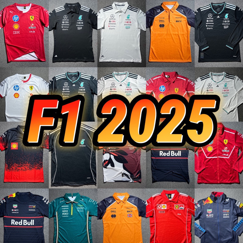 * HÀNG CÓ SẴN * 2025 F1 Jersey Formulae Jersi F1 Jersey Mercedez Jersey Petronas Jersey Redbull Jers