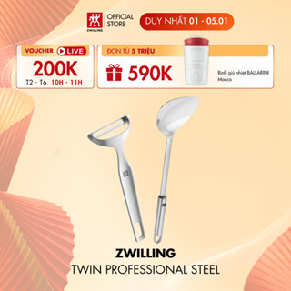  Vá muôi múc xẻng xào dao bào đánh trứng ZWILLING Twin professional - bằng thép không gỉ cao cấp 