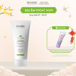  Sữa rửa mặt BABE Stop AKN Purifying Cleansing gel cho da dầu mụn 200ml 