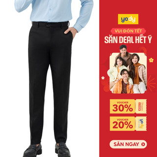  Quần âu nam YODY Dáng Côn Ống Đứng Phong Cách Công Sở Lịch Lãm TRA - QAM6039 