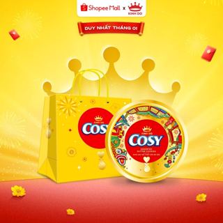   VC 15%   CÓ TÚI GIẤY  Hộp Thiếc Bánh Quy Cosy Tết 2026 Thập Cẩm Sôcôla 390g 