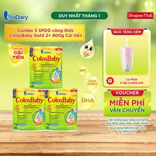  Combo 3 SPDD công thức ColosBaby Gold 2+ 800g Cải tiến 