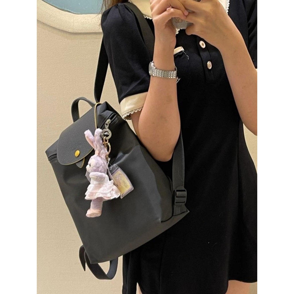 Long*  French Backpack Embroidered Commuter Mommy Bag College Student Women's Backpack New Arrival