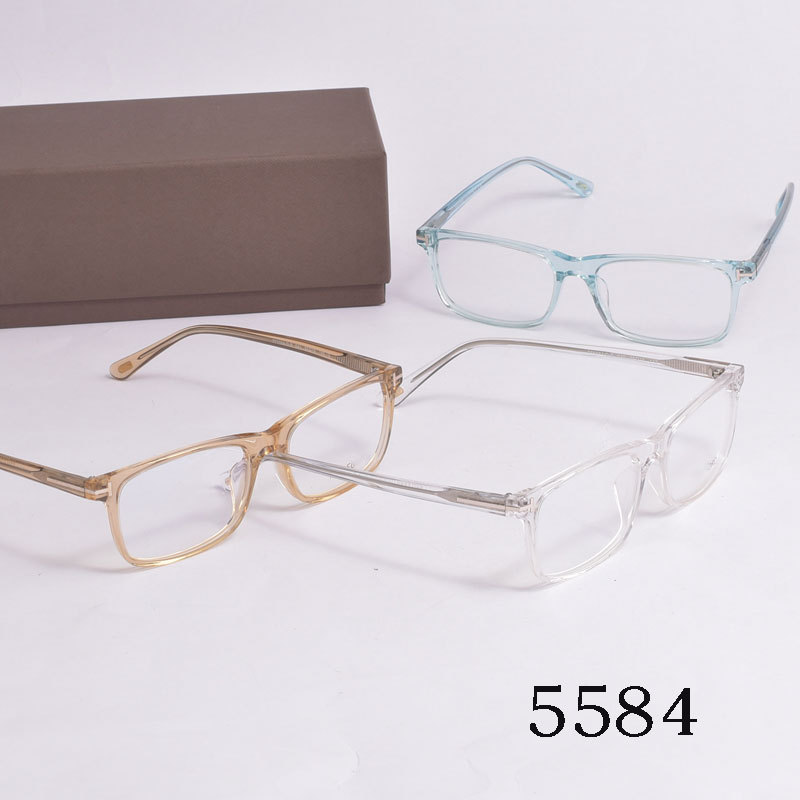 IVBF TOM FORD Spectacle Frame TF5584Acetate Square Optical Glasses Frame for Myopia and Non-prescrip