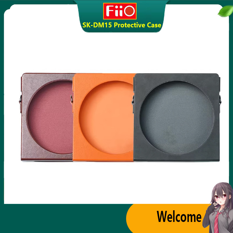 Fiio Nest Dm15 (SK-DM15) Vỏ bảo vệ Máy nghe nhạc Cd di động Vỏ da Pu Tpu Tinh tế Thân thiện với da L