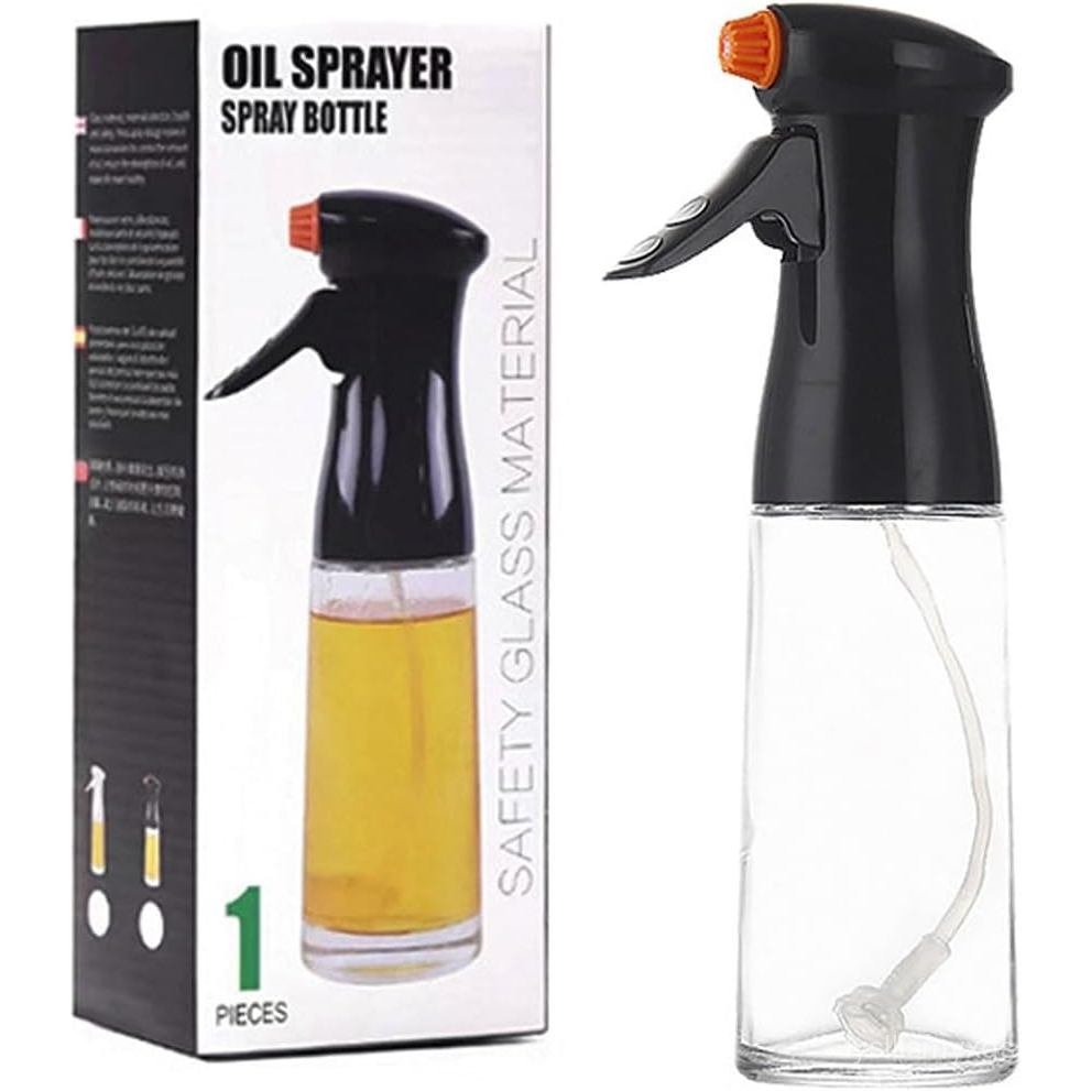 Xịt dầu Jamie Oliver, Chai xịt dầu Jamie Oliver, Chai xịt dầu 200ml, Phụ kiện tiện ích nhà bếp (đen)