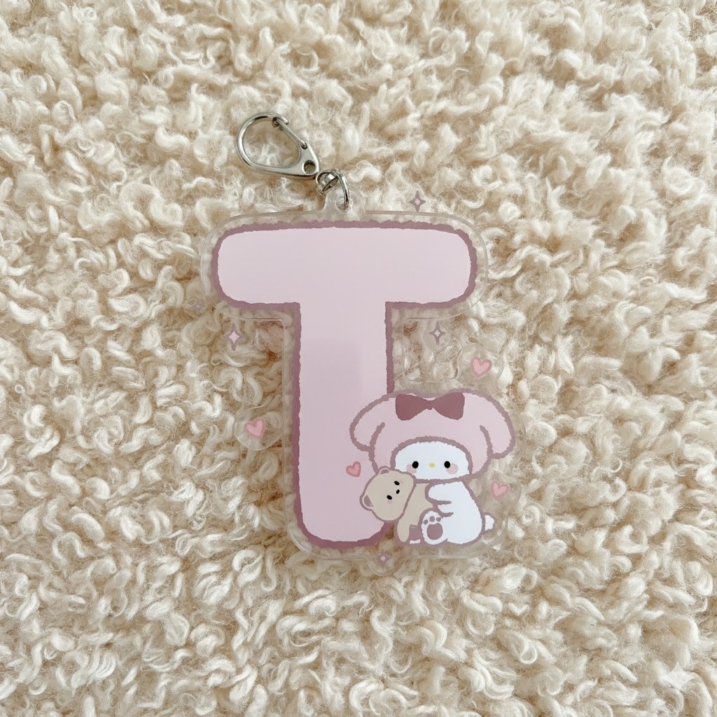 MELODY móc khoá chữ cái my melody siêu đáng yêu