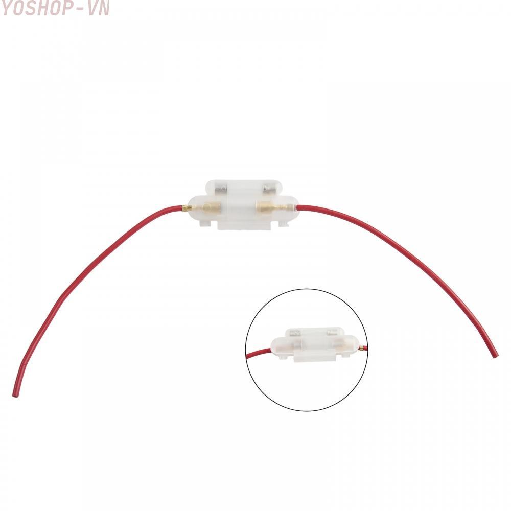 [Ysp]Fuse Box Double Line Plastic+metal Power Fuse Scooter Scooter Fuse Double Wire