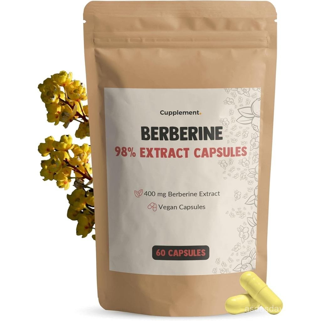 Cupplement Berberine 60 Viên 98% Chiết Xuất Berberine 500 mg mỗi Viên