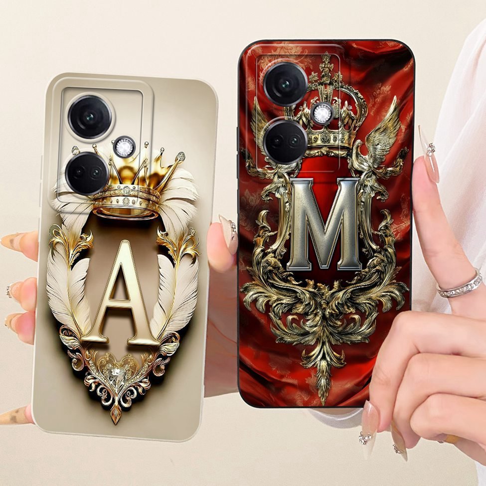 Ốp lưng OnePlus Nord CE3 CPH2769 One Plus Nord CE3 Cover Thẩm mỹ sang trọng Chữ A-Z Vỏ silicon sơn 2