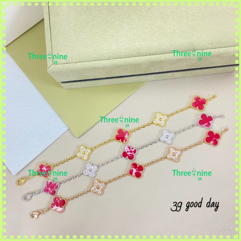 [V-home] Vòng tay Chalcedony Fritillary hai mặt Nữ-6802