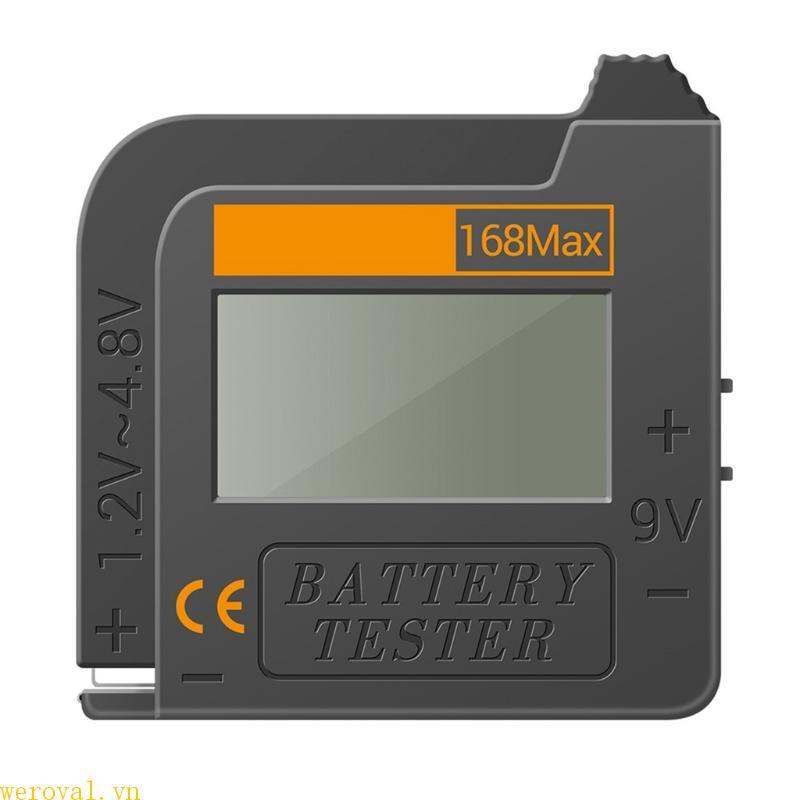 Máy kiểm tra kỹ thuật số WER 168Max cho pin nút 3A
