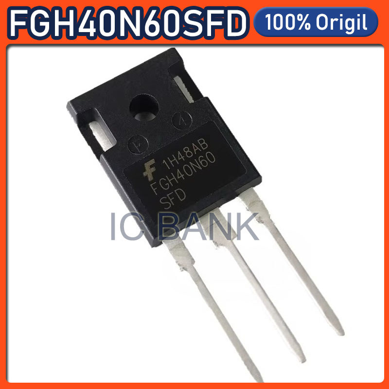 3 Chính Hãng FGH40N60SFD 40N60SFD 40N60 TO-247 600V 40A IGBT Biến Tần Máy Hàn Transistor Mới