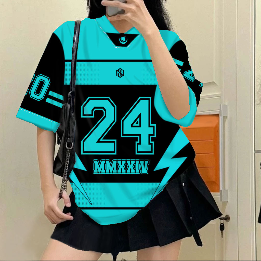 Áo Thun Nữ Phiên Bản NFL 2025, Microfiber Jersey Thời Trang Retro Unisex