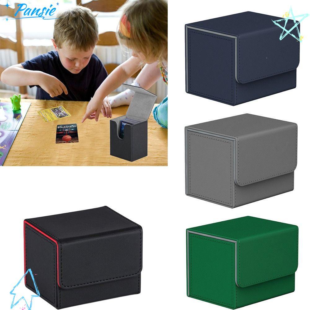 PANSIE Game MTG Trading Card Holder, Storage Organizer Deck Box, Collection Box Protectors PU Collec