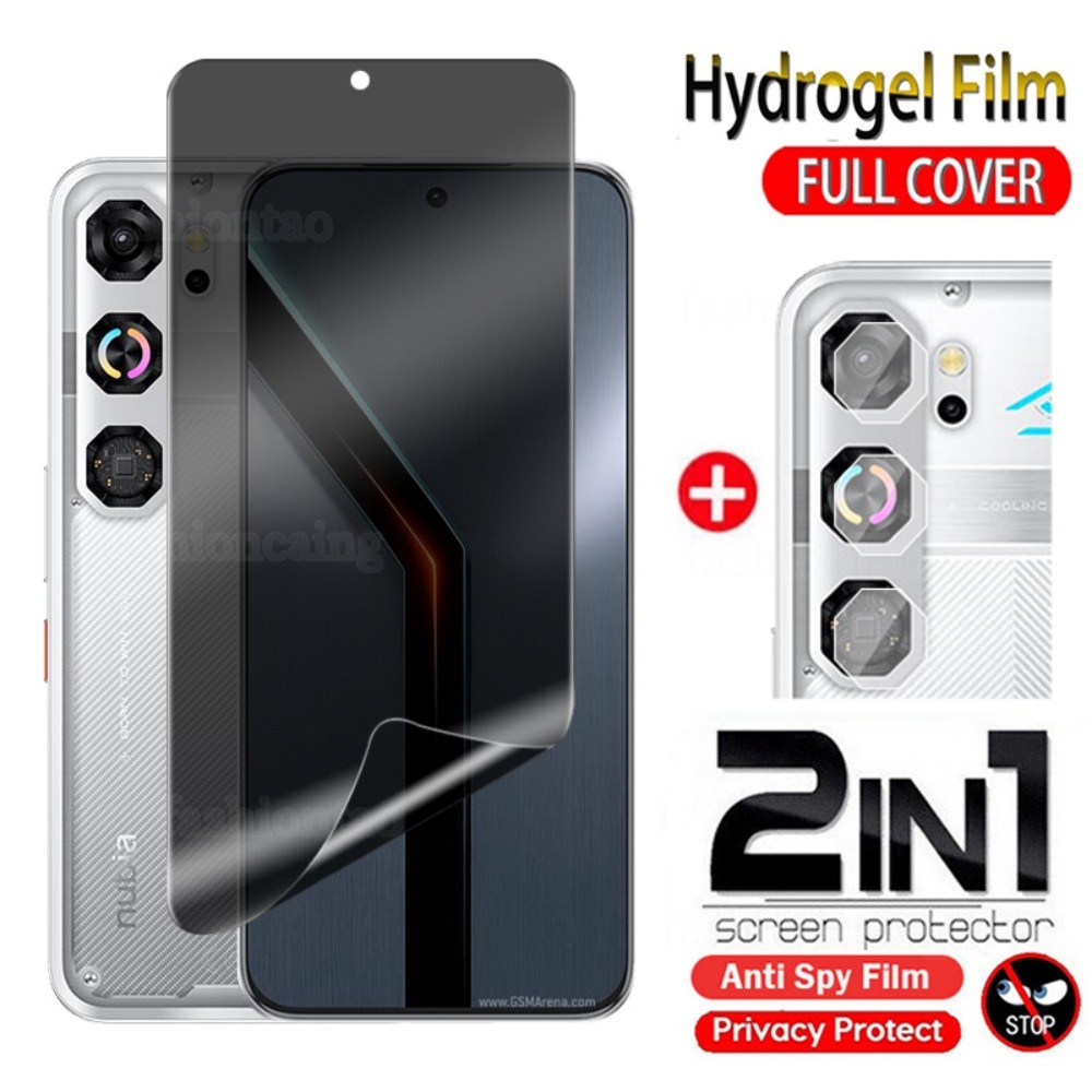Phim trước màn hình Hydrogel mềm bảo mật 2 trong 1 cho ZTE Nubia Neo 5 GT Pro 5GT 5Pro Neo5 GT Neo5G
